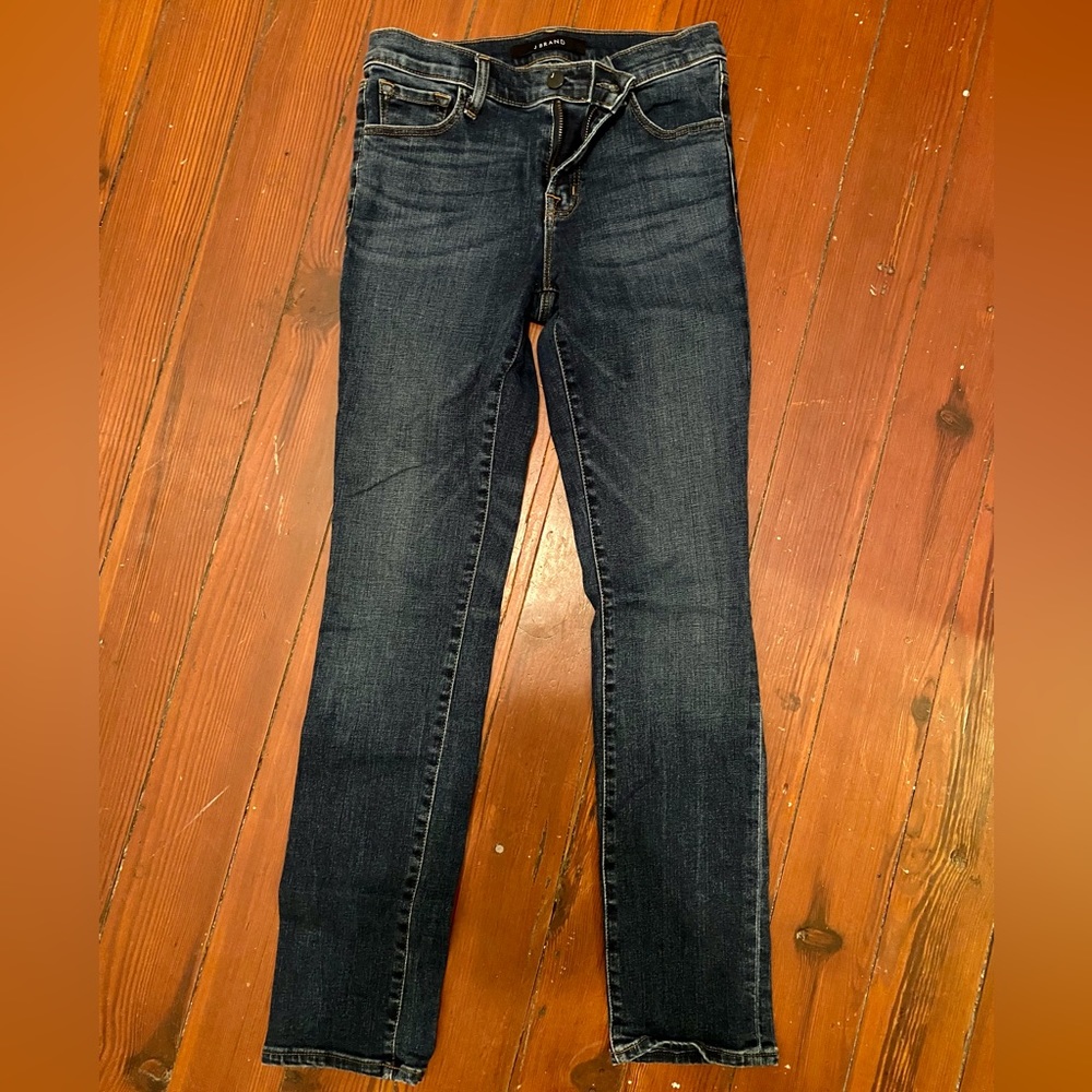 J Brand Mid-Rise Straight Leg Jeans